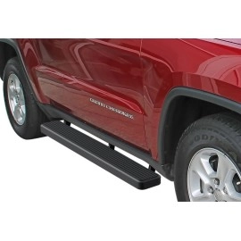 APS IB10FBG7B - 6" iStep Style Door-to-Door Black Stainless Steel Side Steps