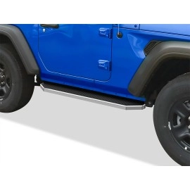 APS IB10RAA6Y - Flat Style Door-to-Door Polished Aircraft Aluminum Running Boards