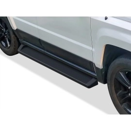 APS IB10RAI2B - 6" iRunning Board Door-to-Door Black Aircraft Aluminum Running Boards