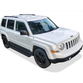 APS IB10RAI2B - 6" iRunning Board Door-to-Door Black Aircraft Aluminum Running Boards