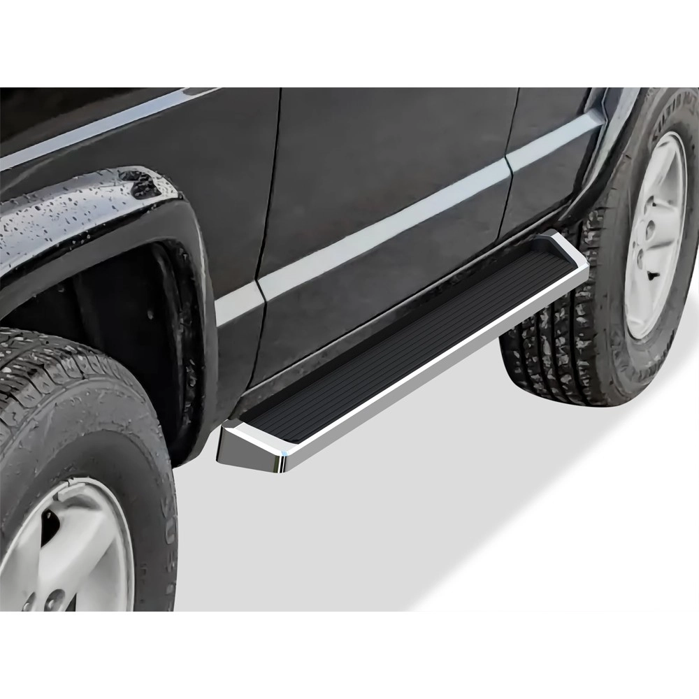 APS IB10RBA7A - 6" iRunning Board Door-to-Door Polished Aircraft Aluminum Running Boards