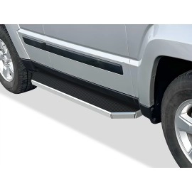 APS IB10RBA9Y - Flat Style Door-to-Door Polished Stainless Steel Running Boards