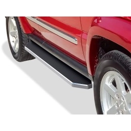 APS IB10RJH1Y - Flat Style Door-to-Door Polished Stainless Steel Running Boards