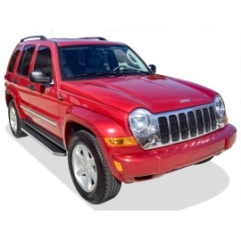 APS IB10RJH1Y - Flat Style Door-to-Door Polished Stainless Steel Running Boards