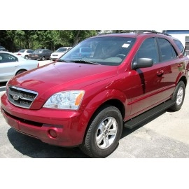 APS IB11DAB0B - 4" iStep Style Door-to-Door Black Aircraft Aluminum Side Steps