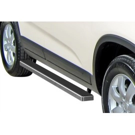 APS IB11DBG2A - 4" iStep Style Door-to-Door Hairline Aircraft Aluminum Side Steps