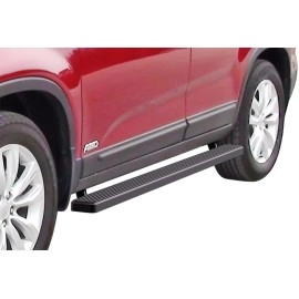 APS IB11DBG2B - 4" iStep Style Door-to-Door Black Aircraft Aluminum Side Steps