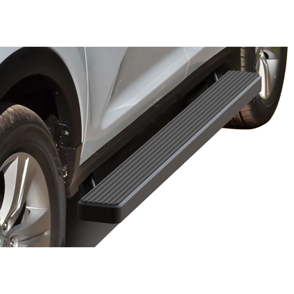 APS IB11ECC8B - 5" iStep Style Door-to-Door Black Stainless Steel Side Steps