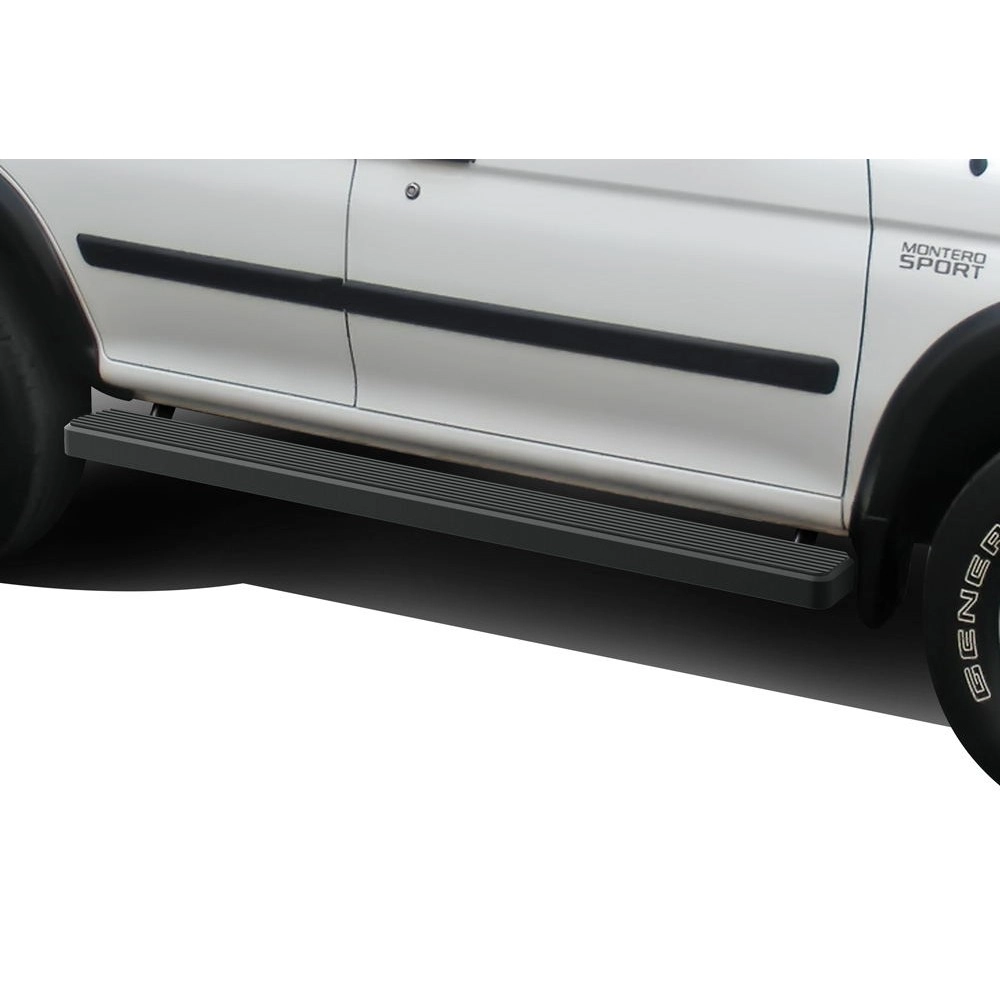 APS IB13EBB4B - 5" iStep Style Door-to-Door Black Stainless Steel Side Steps