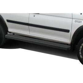 APS IB13EBB4B - 5" iStep Style Door-to-Door Black Stainless Steel Side Steps