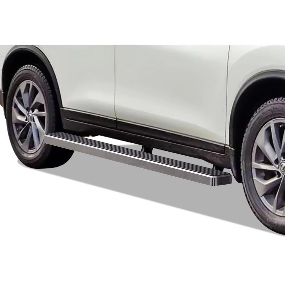 APS IB14DBF9A - 4" iStep Style Door-to-Door Hairline Aircraft Aluminum Side Steps