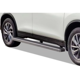 APS IB14DBF9A - 4" iStep Style Door-to-Door Hairline Aircraft Aluminum Side Steps