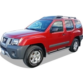 APS IB14EBB8A - 5" iStep Style Door-to-Door Hairline Stainless Steel Side Steps