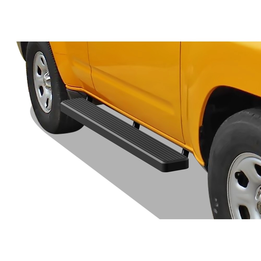 APS IB14EBB8B - 5" iStep Style Door-to-Door Black Stainless Steel Side Steps