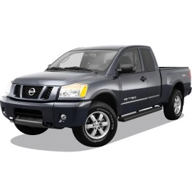 APS IB14EJD9B - 5" iStep Style Door-to-Door Black Stainless Steel Side Steps