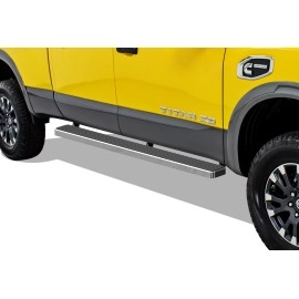 APS IB14EJE0A - 5" iStep Style Door-to-Door Hairline Stainless Steel Side Steps