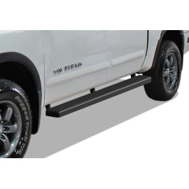 APS IB14EJE0B - 5" iStep Style Door-to-Door Black Stainless Steel Side Steps