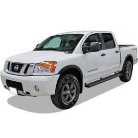 APS IB14EJE0B - 5" iStep Style Door-to-Door Black Stainless Steel Side Steps