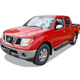 APS IB14EJI5B - 5" iStep Style Door-to-Door Black Stainless Steel Side Steps