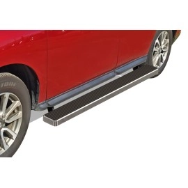 APS IB14FAH0A - 6" iStep Style Door-to-Door Hairline Stainless Steel Side Steps