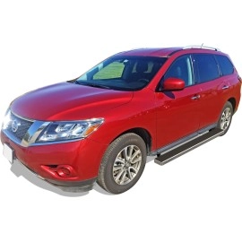 APS IB14FAH0A - 6" iStep Style Door-to-Door Hairline Stainless Steel Side Steps