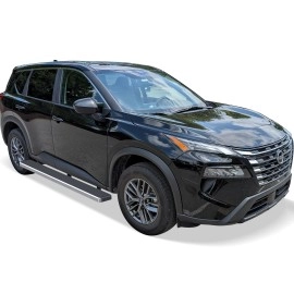 APS IB14FCF9C - 6" iStep Style Door-to-Door Hairline Stainless Steel Side Steps