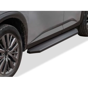 APS IB14RAH1H - Flat Style Door-to-Door Black Stainless Steel Running Boards