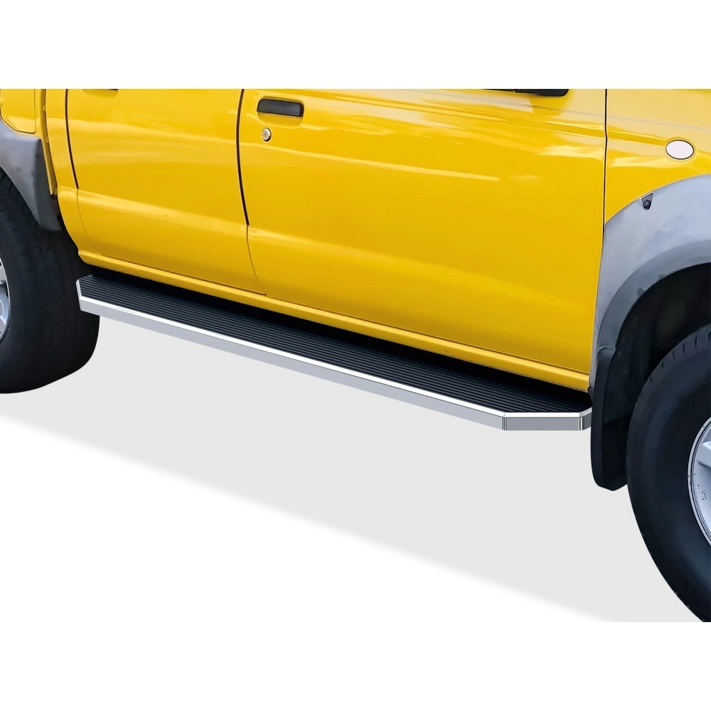 APS IB14RBB5Y - Flat Style Door-to-Door Polished Aircraft Aluminum Running Boards