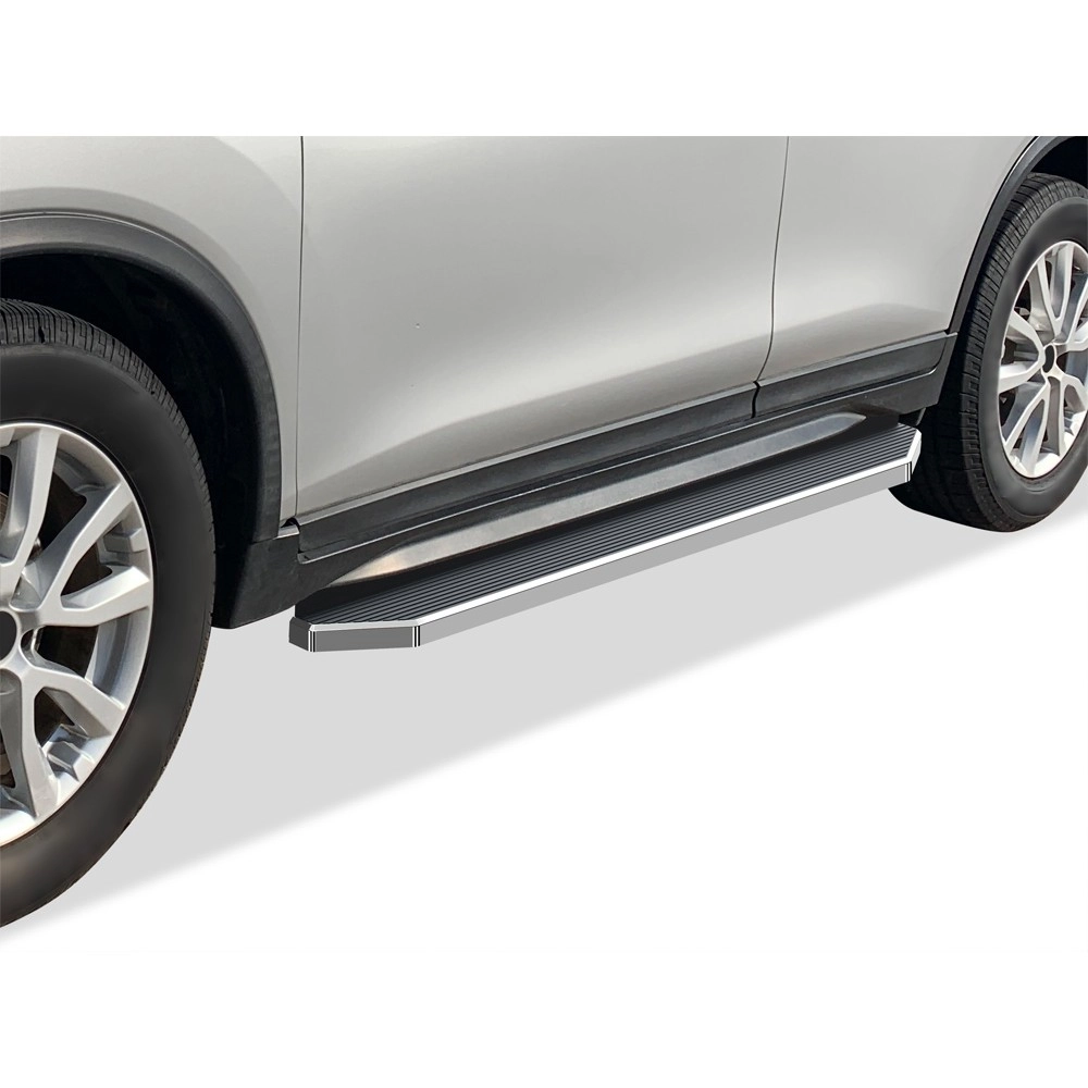 APS IB14RBF9Y - Flat Style Door-to-Door Polished Stainless Steel Running Boards