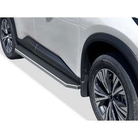 APS IB14RCF9Y - Flat Style Door-to-Door Polished Stainless Steel Running Boards