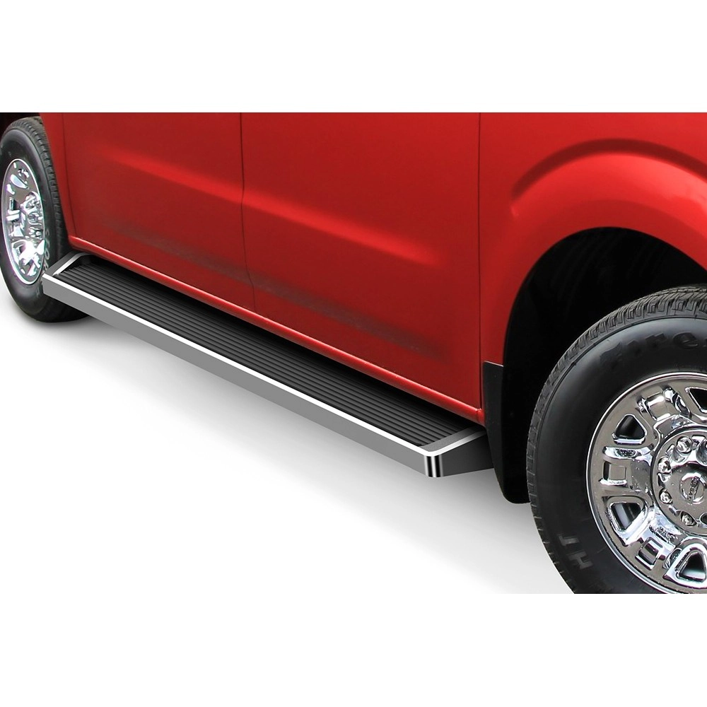 APS IB14RDJ7A - 6" iRunning Board Door-to-Door Polished Aircraft Aluminum Running Boards