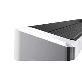 APS IB14RDJ7A - 6" iRunning Board Door-to-Door Polished Aircraft Aluminum Running Boards