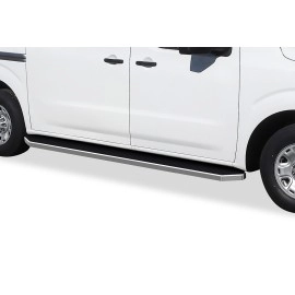 APS IB14RDJ7Y - Flat Style Door-to-Door Polished Stainless Steel Running Boards