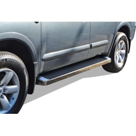 APS IB14RIE1A - 6" iRunning Board Door-to-Door Polished Aircraft Aluminum Running Boards
