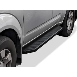 APS IB14RIE2H - Flat Style Door-to-Door Black Aircraft Aluminum Running Boards