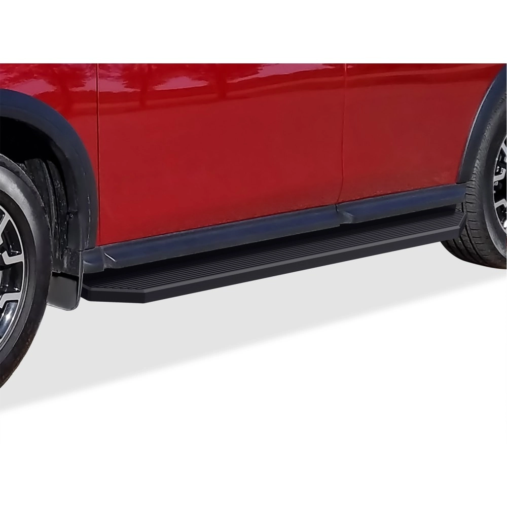 APS IB14RIG2H - Flat Style Door-to-Door Black Stainless Steel Running Boards