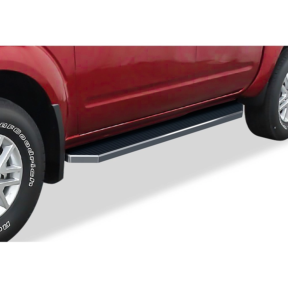 APS IB14RJI5Y - Flat Style Door-to-Door Polished Stainless Steel Running Boards