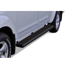 APS IB14SJI5LB - 6" iStep Style  Wheel-to-Wheel Black Aircraft Aluminum Side Steps