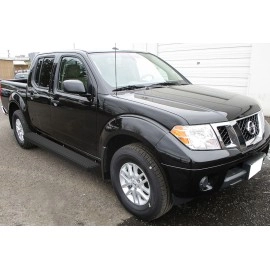 APS IB14SJI5SH - 6" iStep Style  Wheel-to-Wheel Black Stainless Steel Side Steps