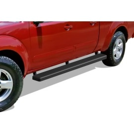 APS IB14WJI5LB - 5" iStep Style  Wheel-to-Wheel Black Aircraft Aluminum Side Steps