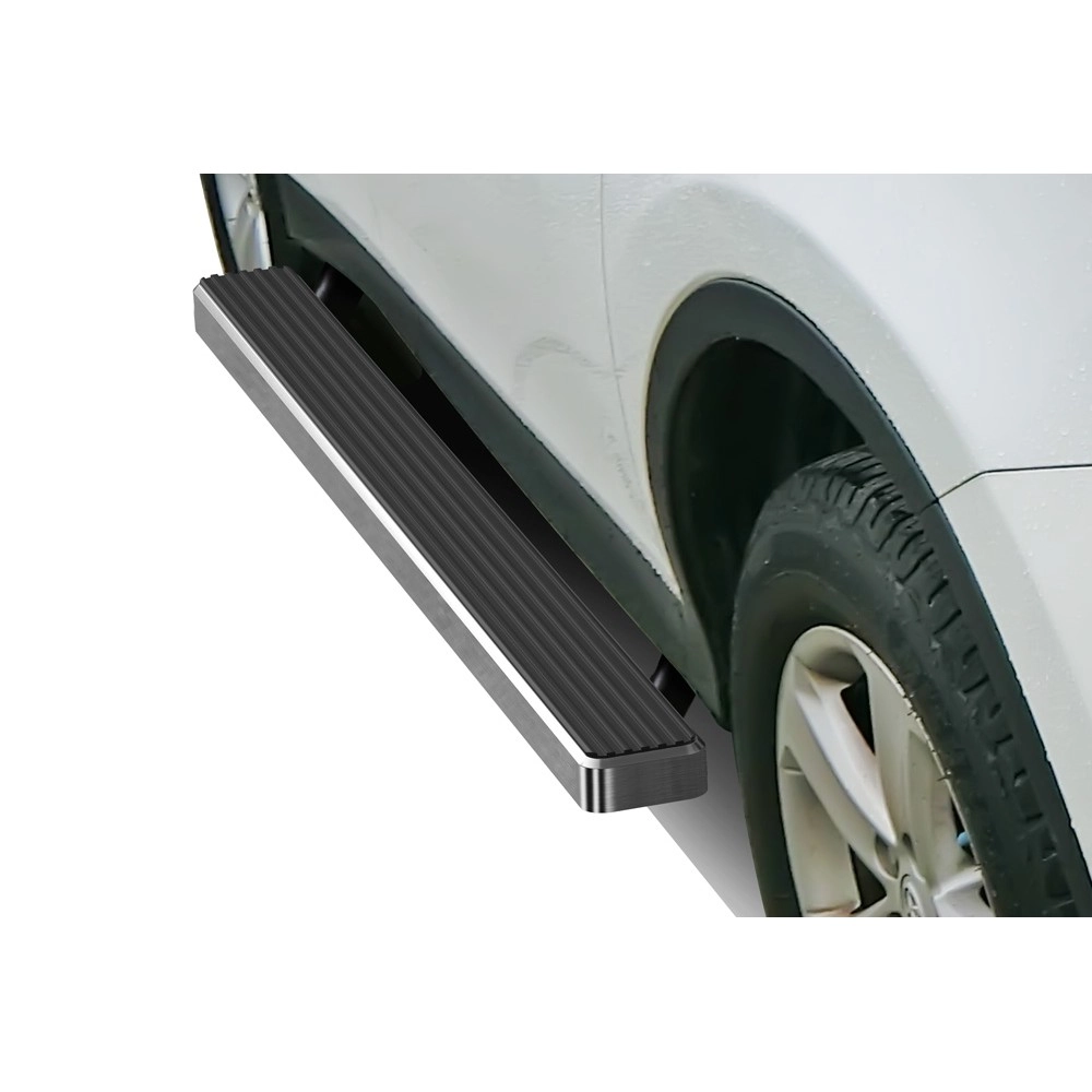 APS IB20DAI0A - 4" iStep Style Door-to-Door Hairline Aircraft Aluminum Side Steps