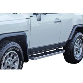 APS IB20EAJ1A - 5" iStep Style Door-to-Door Hairline Stainless Steel Side Steps