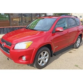 APS IB20EAJ3B - 5" iStep Style Door-to-Door Black Stainless Steel Side Steps