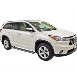 APS IB20EBB9A - 5" iStep Style Door-to-Door Hairline Stainless Steel Side Steps