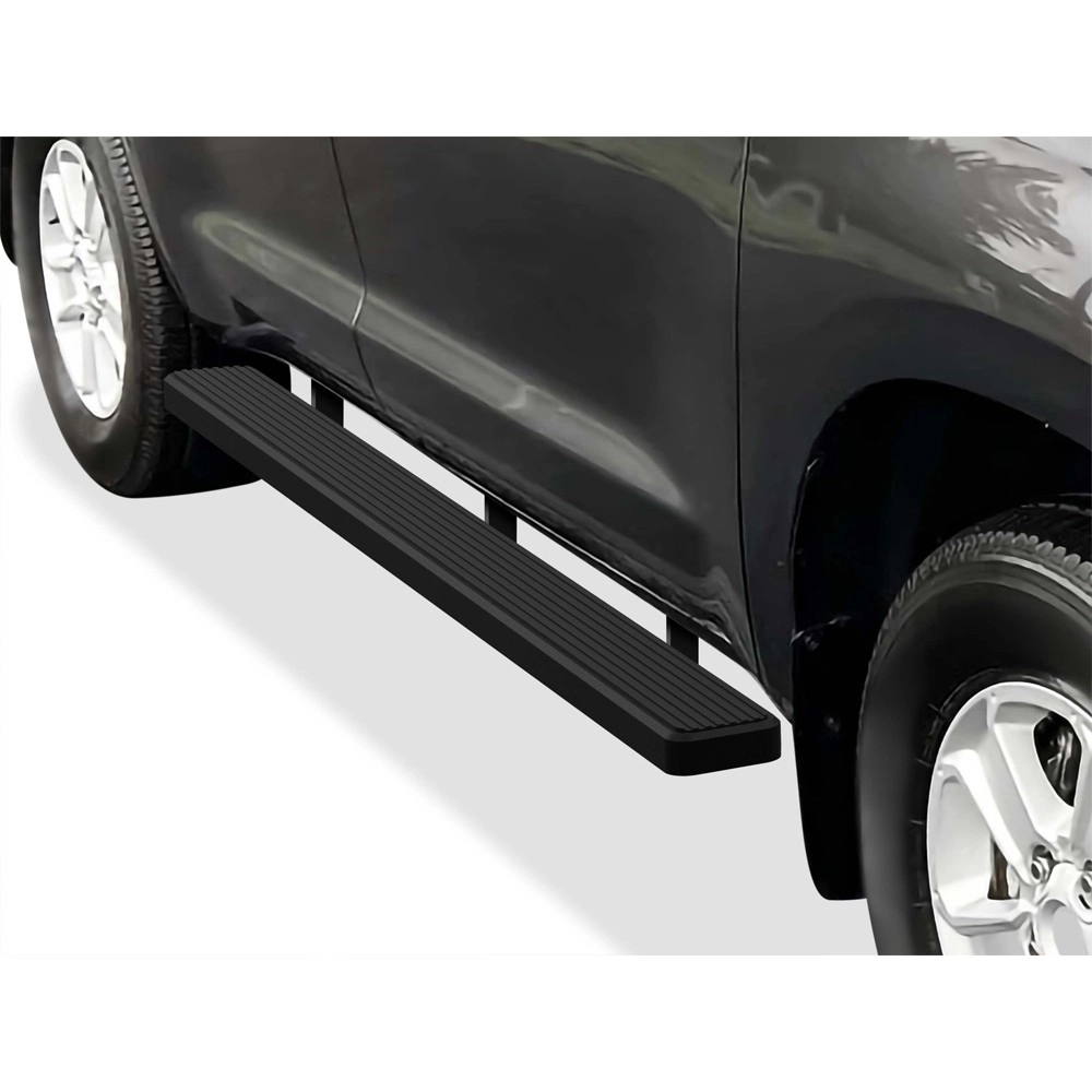 APS IB20EBC1B - 5" iStep Style Door-to-Door Black Stainless Steel Side Steps