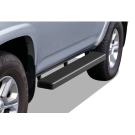 APS IB20EBH0B - 5" iStep Style Door-to-Door Black Stainless Steel Side Steps