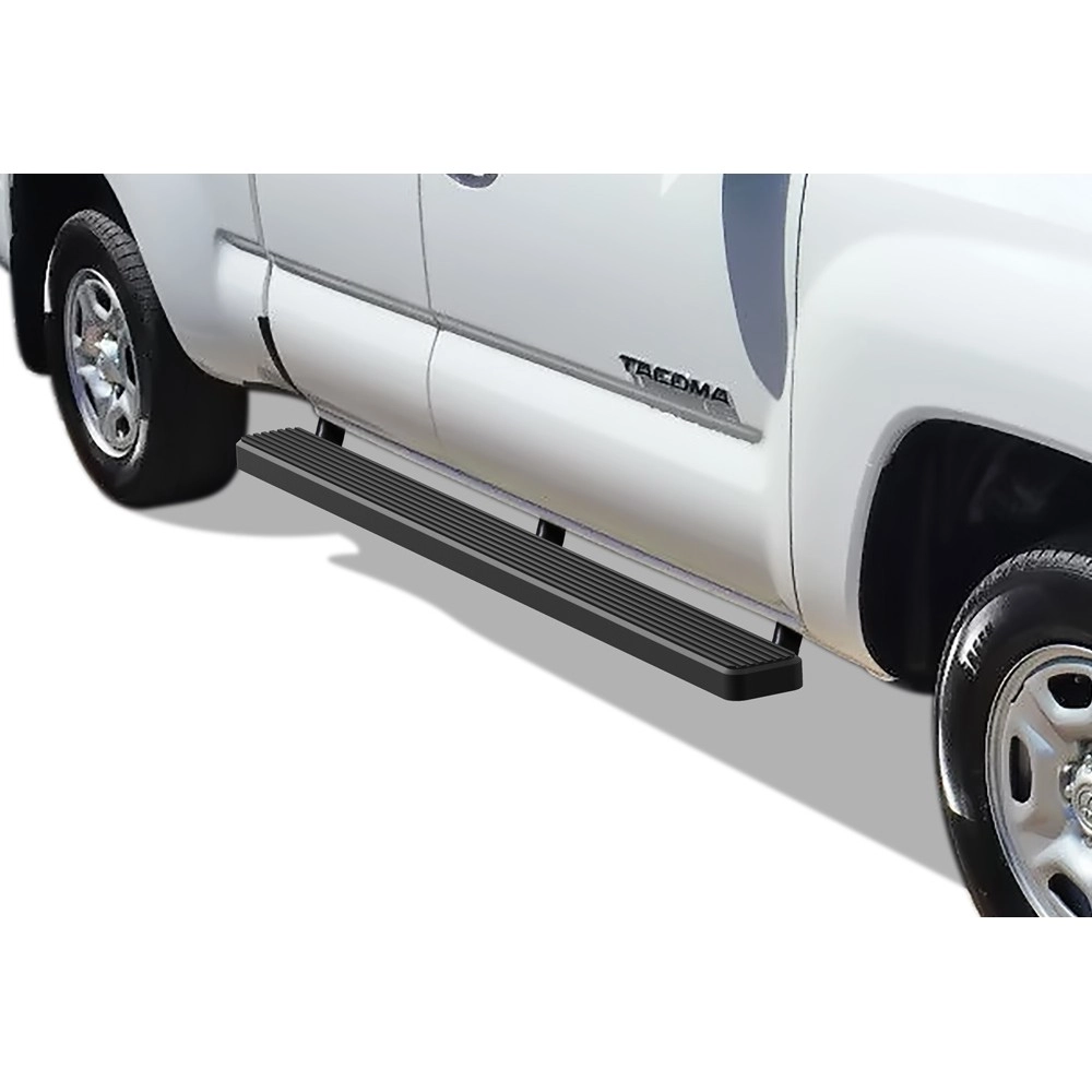 APS IB20EJE6B - 5" iStep Style Door-to-Door Black Stainless Steel Side Steps