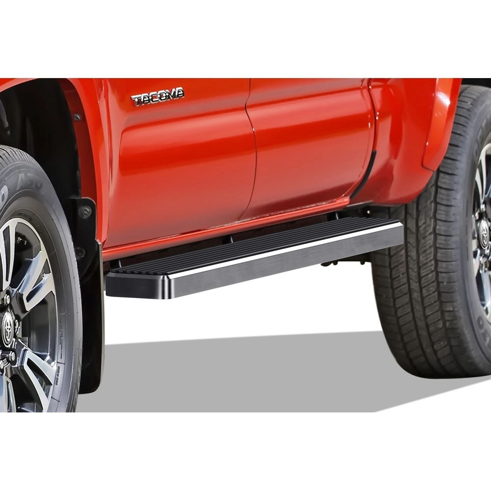 APS IB20EJE8A - 5" iStep Style Door-to-Door Hairline Stainless Steel Side Steps