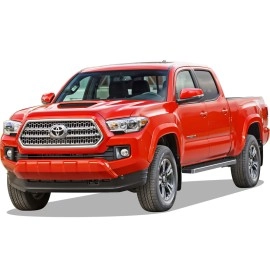 APS IB20EJE8C - 5" iStep Style Door-to-Door Hairline Stainless Steel Side Steps