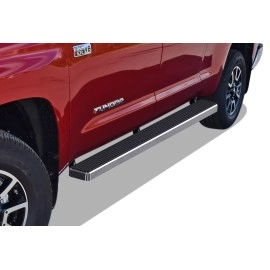 APS IB20EJI7A - 5" iStep Style Door-to-Door Hairline Stainless Steel Side Steps